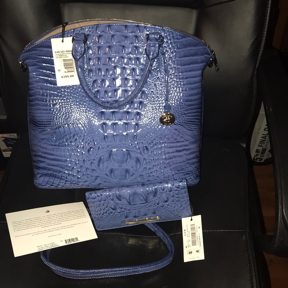 NWT Brahmin Duxbury and Ady wallet in Iris